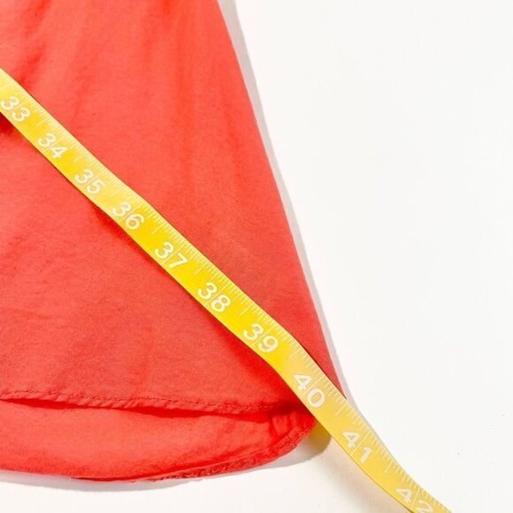 Free People orange smocked boho blouse - Picture 12 of 15